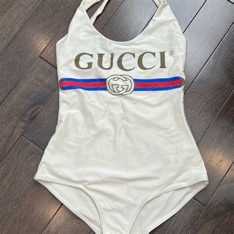 original gucci bathing suit|Gucci one piece bathing suit.